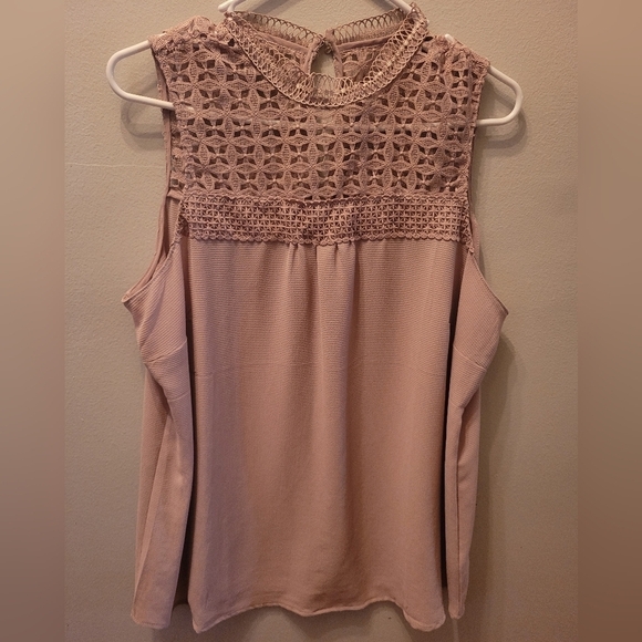 Maurices Tops - Maurices Lavender Top with Lace Detail